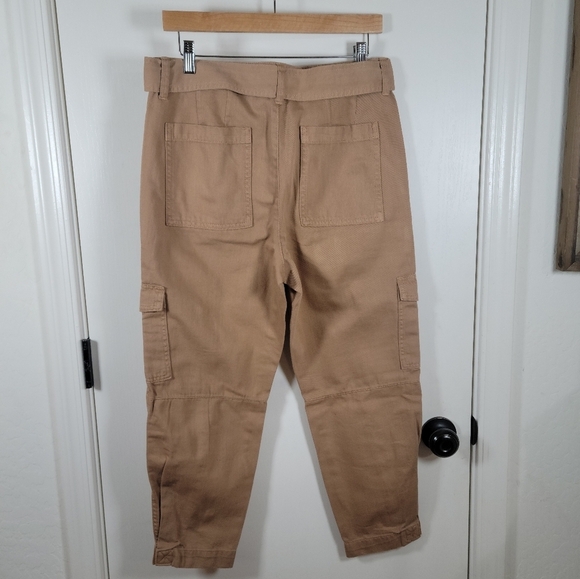 Banana Republic Cargo Tapered Utility Gorpcore Pants Size 4 100% Cotton - Picture 4 of 8
